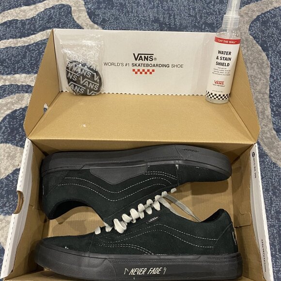 Vans Cult Never Fade Wafflecup BMX PopCush Size 10.5 Black - Picture 11 of 11